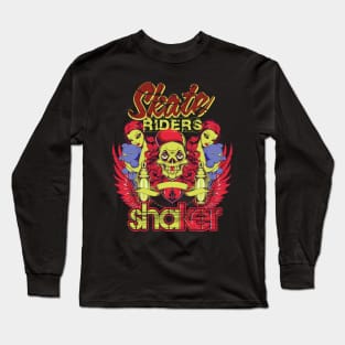 Skull with two girls Long Sleeve T-Shirt